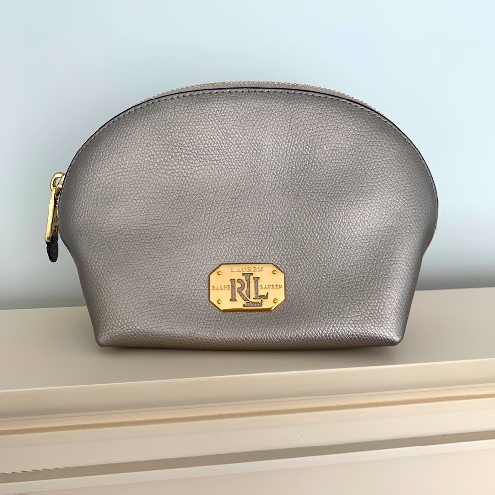 🆕 Lauren Ralph Lauren Leather Cosmetic Case